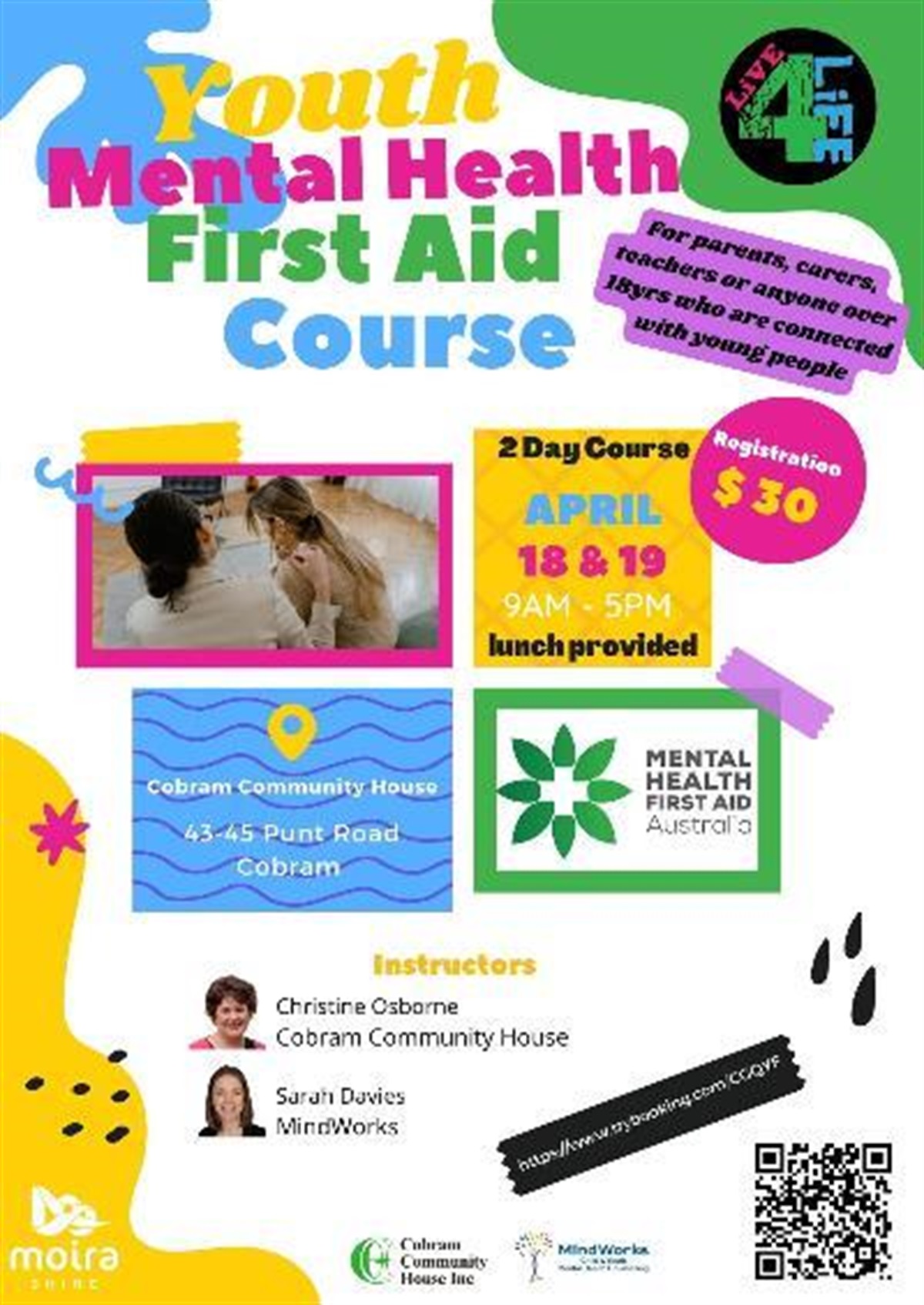 Youth Mental Health First Aid Course Moira Shire