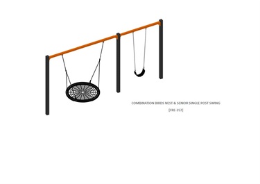 Apex Park Nathalia Playground Renewal - swings