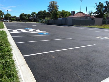 Civic Centre Car park Cobram Complete