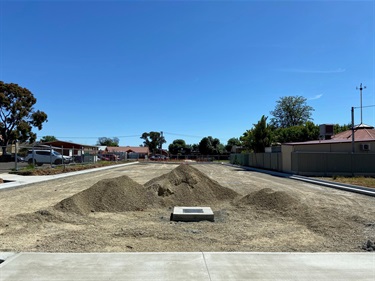 Civic Centre Car park Cobram progress