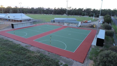 Katamatite netball courts Complete