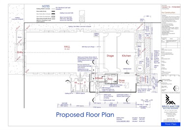 Picola Hall - floor plan
