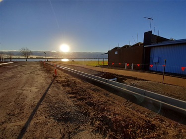 River Road Yarrawonga - carpark new kerb