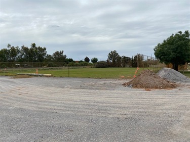 Strathmerton Netball-Tennis Courts - Progress