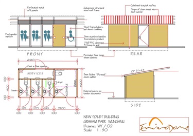 Wunghnu Public Toilet - plans