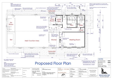 Wunghnu Community Building - floor plan