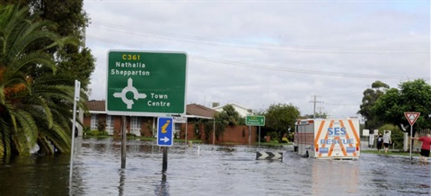 Numurkah flooded